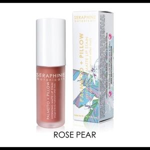 🔥💋(NEW) SERAPHINE BOTANICALS Matte Lip Stain in Rose Pear.💋🔥